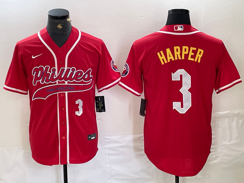 Men/Women/Youth Philadelphia Phillies Bryce Harper #3 baseball Jerseys