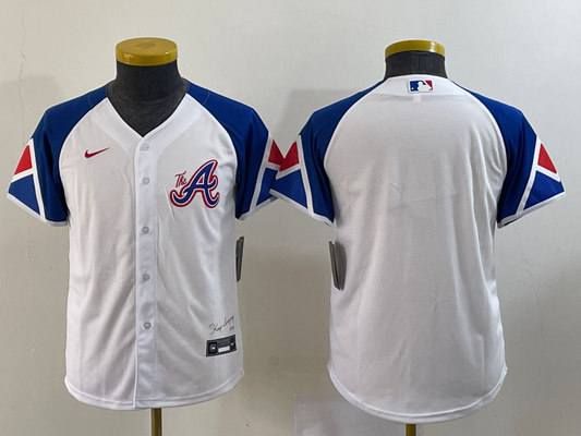 Men/Women/Youth Atlanta Braves baseball Jerseys blank or custom your name and number