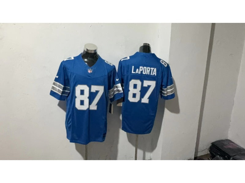 Adult Detroit Lions Sam LaPorta NO.87 Football Jerseys