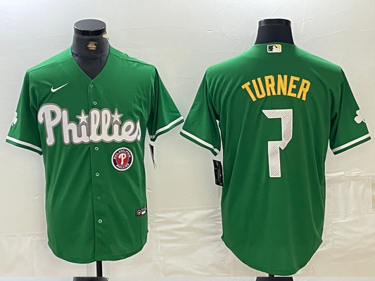 Men/Women/Youth Philadelphia Phillies Trea Turner #7 baseball Jerseys