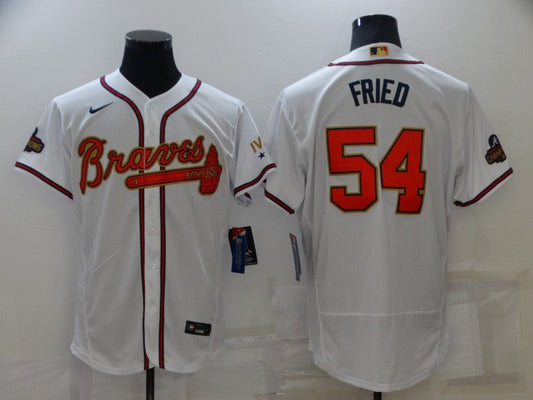 Men/Women/Youth Atlanta Braves Max Fried #54 baseball Jerseys