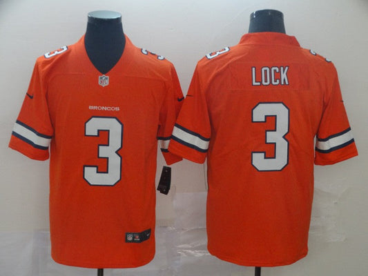 Adult Denver Broncos Drew Lock NO.3 Football Jerseys