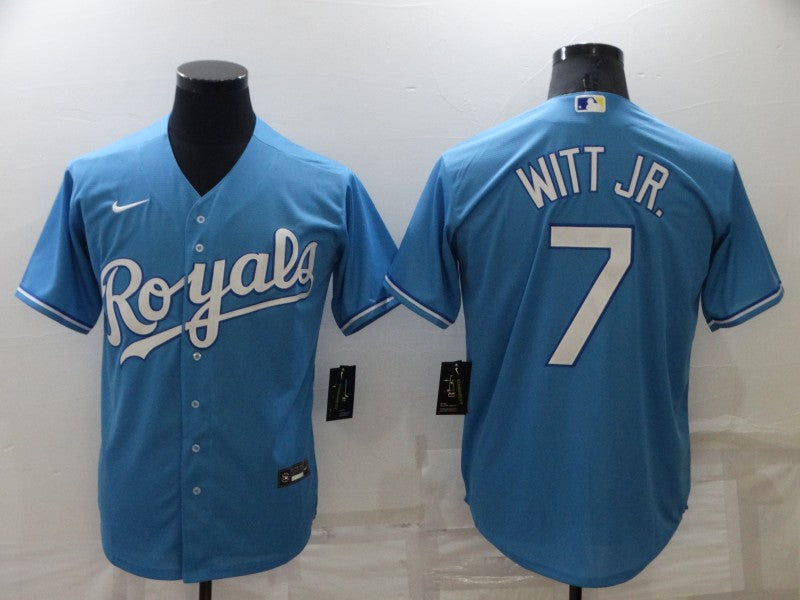 Men/Women/Youth Kansas City Royals Bobby Witt Jr.  #7 baseball Jerseys