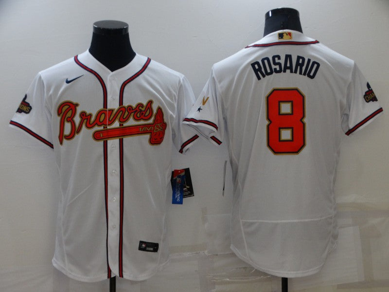 Men/Women/Youth Atlanta Braves Eddie Rosario #8 baseball Jerseys