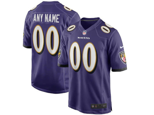 Adult Baltimore Ravens number and name custom Football Jerseys