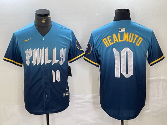 Men/Women/Youth Philadelphia Phillies J.T. Realmuto #10 baseball Jerseys