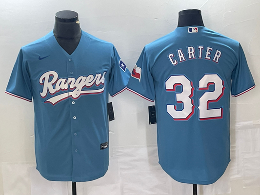 Men/Women/Youth Texas Rangers Evan Carter NO.32 baseball Jerseys