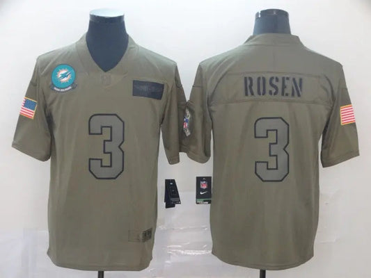 Adult Miami Dolphins Josh Rosen NO.3 Football Jerseys