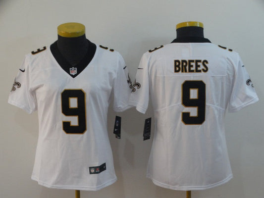 Women's New Orleans Saints Drew Brees NO.9 Football Jerseys