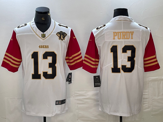 Adult San Francisco 49ers Brock Purdy NO.13 Football Jerseys