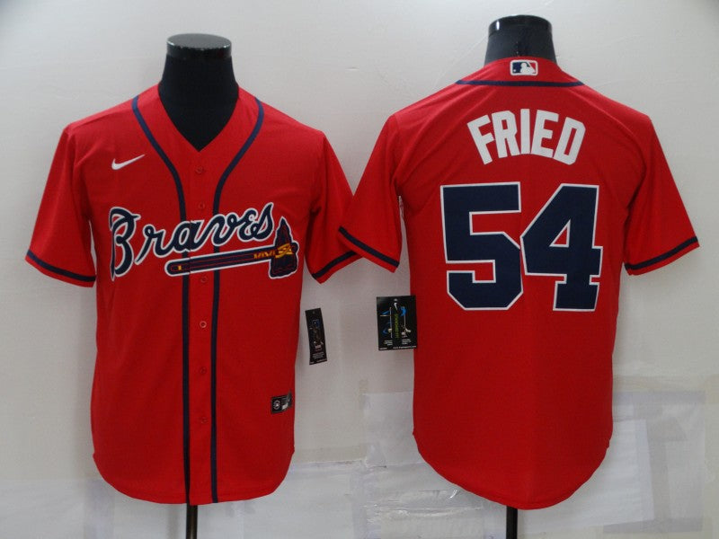 Men/Women/Youth Atlanta Braves Max Fried #54 baseball Jerseys