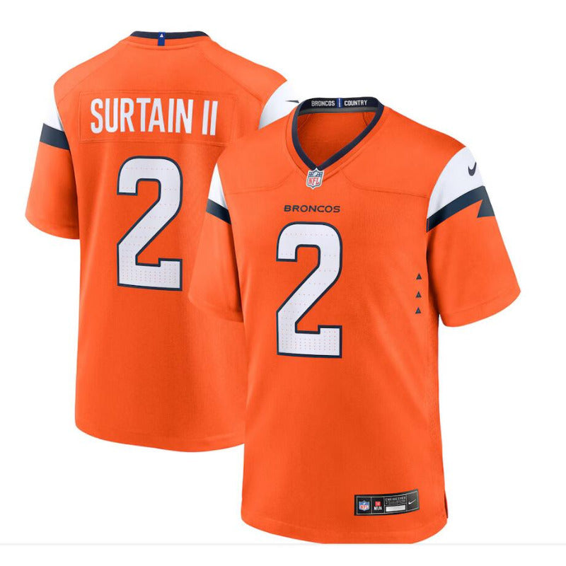 New Season Adult Denver Broncos Patrick Surtain II NO.2 Football Jerseys