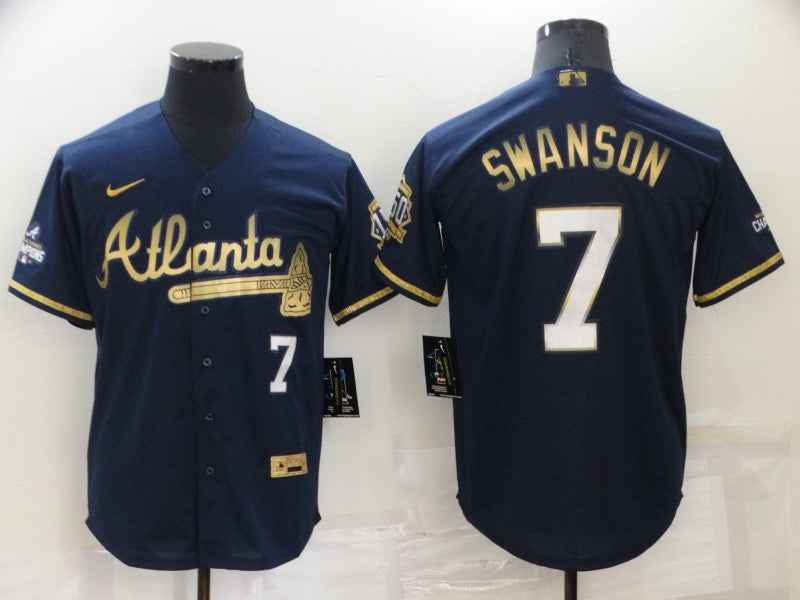 Men/Women/Youth Atlanta Braves Dansby Swanson #7 baseball Jerseys