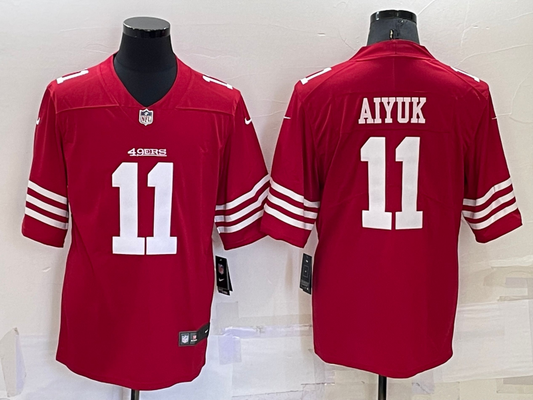 Adult San Francisco 49ers Brandon Aiyuk NO.11 Football Jerseys