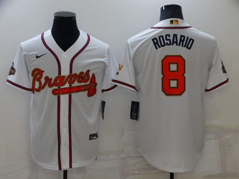 Men/Women/Youth Atlanta Braves Eddie Rosario #8 baseball Jerseys