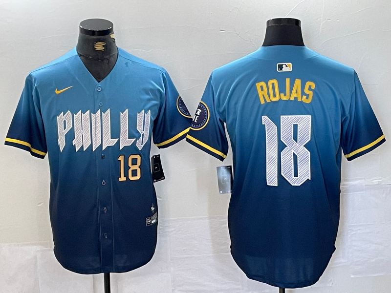 Men/Women/Youth Philadelphia Phillies Johan Rojas  #18 baseball Jerseys