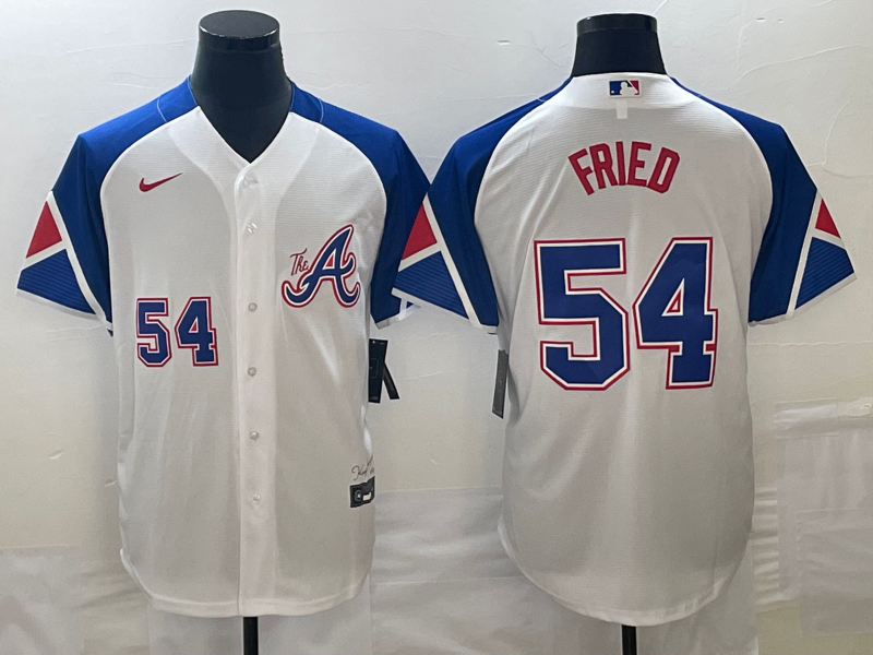 Men/Women/Youth Atlanta Braves Max Fried #54 baseball Jerseys