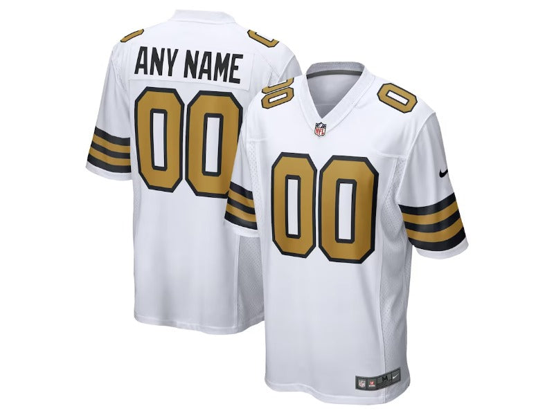 Adult New Orleans Saints number and name custom Football Jerseys