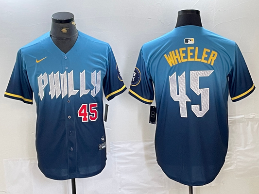 Men/Women/Youth Philadelphia Phillies  Zack Wheeler #45 baseball Jerseys