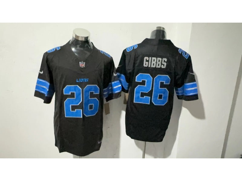 Adult Detroit Lions Jahmyr Gibbs NO.26 Football Jerseys