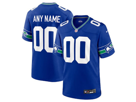 Adult Seattle Seahawks number and name custom Football Jerseys