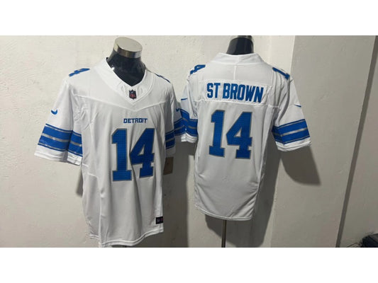 Adult Detroit Lions Amon-Ra St. Brown NO.14 Football Jerseys