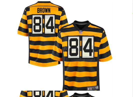 Adult Pittsburgh Steelers  Antonio Brown NO.84 Football Jerseys