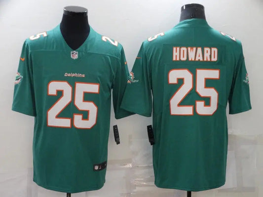 Adult Miami Dolphins Xavien Howard NO.25 Football Jerseys