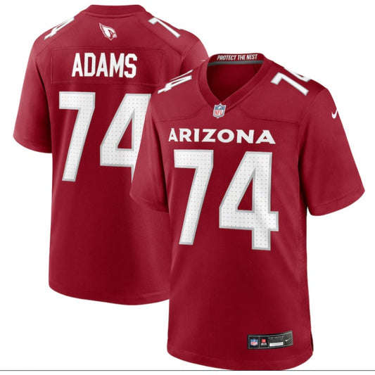 New Season Adult Arizona Cardinals Isaiah Adams NO.74 Football Jerseys