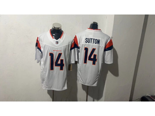 Adult Denver Broncos Courtland Sutton NO.14 Football Jerseys