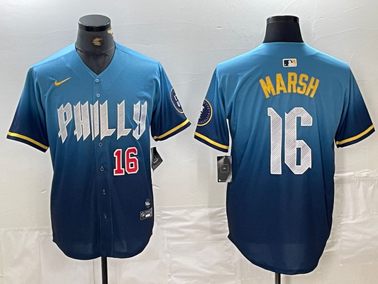 Men/Women/Youth Philadelphia Phillies Brandon Marsh #16 baseball Jerseys