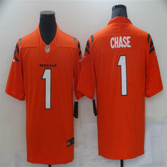 Cincinnati Bengals Ja'Marr Chase NO.1 elite Football Jerseys