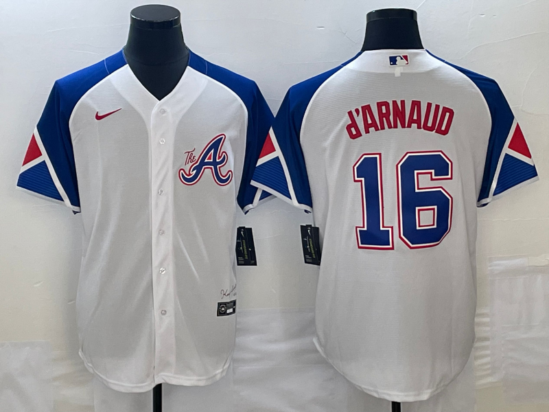 Men/Women/Youth Atlanta Braves Travis d'Arnaud  #16 baseball Jerseys