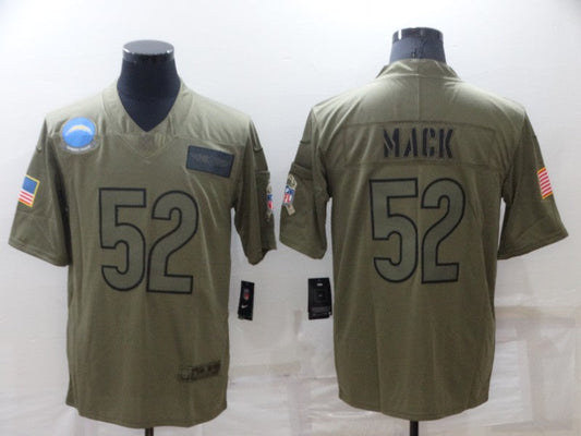 Adult Los Angeles Chargers Khalil Mack NO.52 Football Jerseys