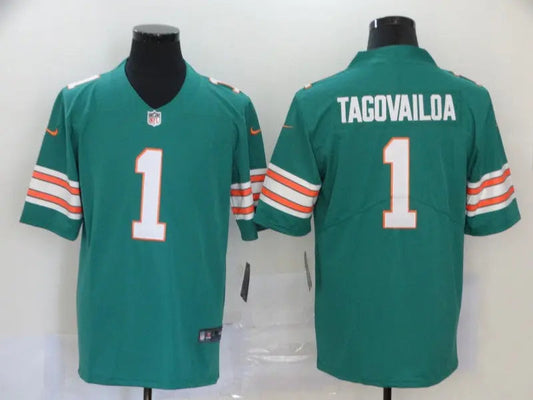 Adult Miami Dolphins Tua Tagovailoa NO.1 Football Jerseys