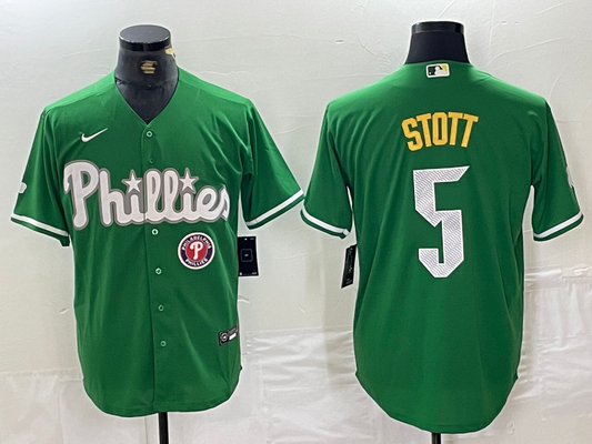 Men/Women/Youth Philadelphia Phillies Bryson Stott #5 baseball Jerseys