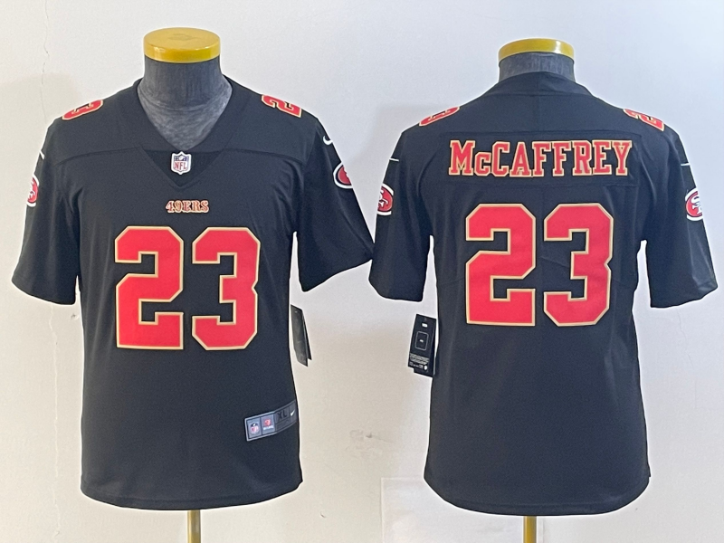 Kids San Francisco 49ers Christian McCaffrey NO.23 Football Jerseys