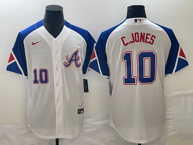 Men/Women/Youth Atlanta Braves Chipper Jones #10 baseball Jerseys