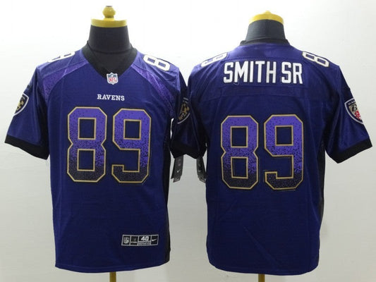 Adult  Baltimore Ravens Steve Smith Sr. NO.89 Football Jerseys