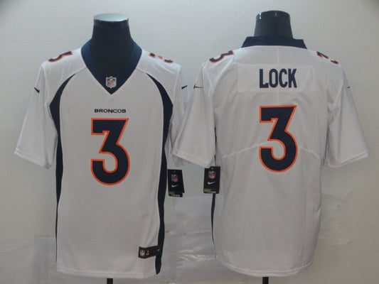 Adult Denver Broncos Drew Lock NO.3 Football Jerseys