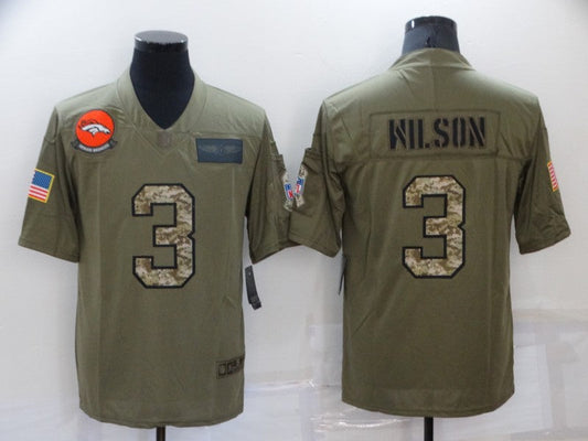 Adult Denver Broncos Russell Wilson NO.3 Football Jerseys