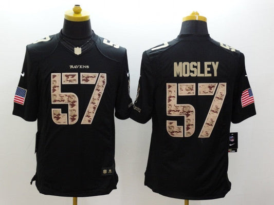 Adult  Baltimore Ravens C.J. Mosley NO.57 Football Jerseys