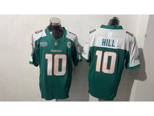 Adult Miami Dolphins Tyreek Hill NO.10 Football Jerseys