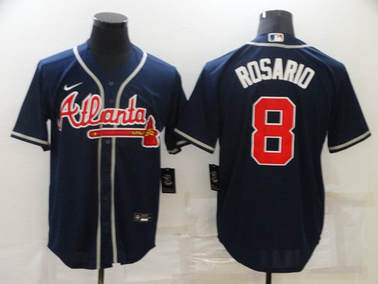 Men/Women/Youth Atlanta Braves Eddie Rosario #8 baseball Jerseys