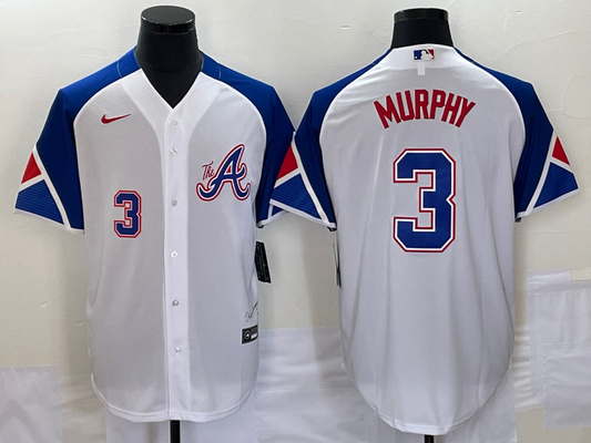 Men/Women/Youth Atlanta Braves Dale Murphy #3 baseball Jerseys