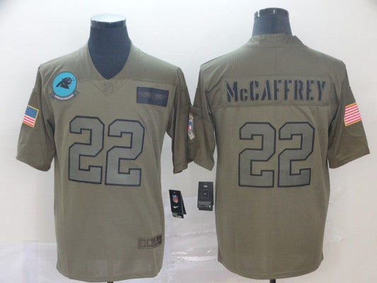 Adult Carolina Panthers Christian McCaffrey NO.22 Football Jerseys