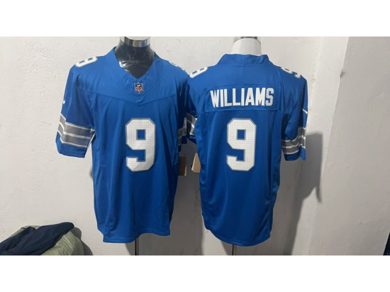 Adult Detroit Lions Jameson Williams NO.9 Football Jerseys