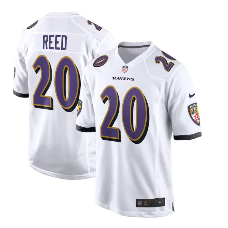 New Season Adult Baltimore Ravens Ed Reed  NO.20 Football Jerseys