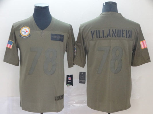 Adult Pittsburgh Steelers Alejandro Villanueva NO.78 Football Jerseys