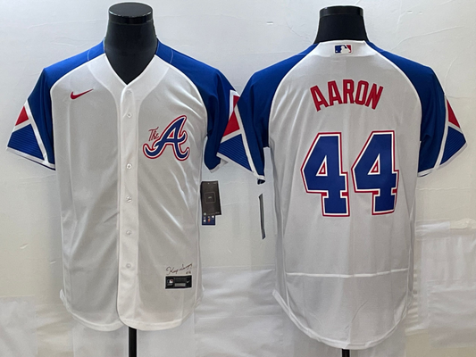 Men/Women/Youth Atlanta Braves  Hank Aaron #44 baseball Jerseys